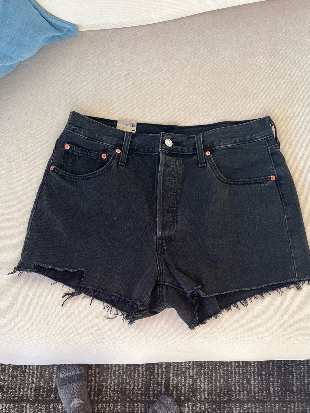 Levi's 501 Women’s Cut-off Shorts High Waist - Black